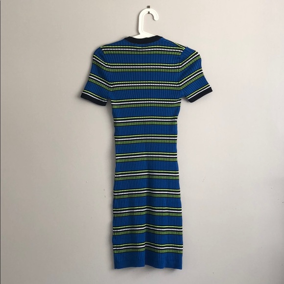 Courreges Variegated Striped Knit Dress - Picture 4 of 6